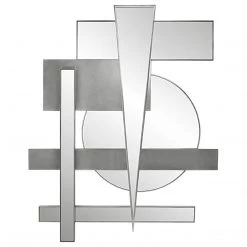 Accessories Uttermost Wedge Mirrored Modern Wall Decor