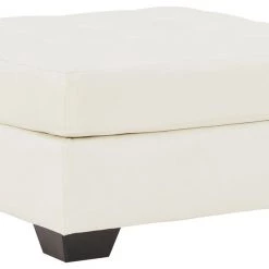 Signature Design By Ashley® Ottomans Donlen - White - Oversized Accent Ottoman