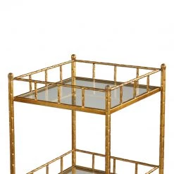 Tables Uttermost Tilly Gold Accent Shelf Table