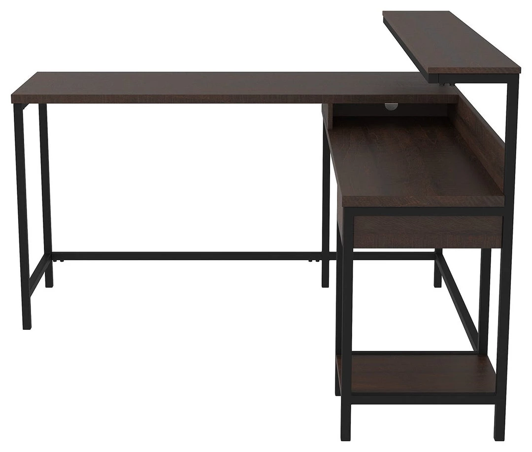 Ashley Furniture Camiburg - Warm Brown - L-desk With Storage Desks 9 Ashley Furniture Camiburg - Warm Brown - L-desk With Storage Desks