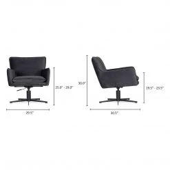 Moe's Home Collection Chairs 360 Chair Storm 11 Moe's Home Collection Chairs 360 Chair Storm