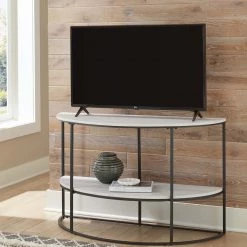 Signature Design By Ashley® Bayflynn - Whitewash - Console Sofa Table