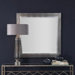 Accessories Uttermost Moore Silver Square Mirror