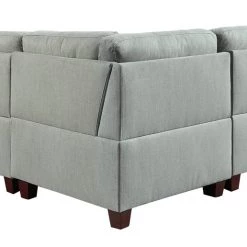 Signature Design By Ashley® Sectionals Edlie - Ready To Assemble Left Arm Facing Corner Chair, Armless Chair, Wedge, Armless Chair, Right Arm Facing Corner Chair Sectional