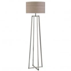 Accessories Uttermost Keokee Polished Nickel Floor Lamp