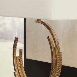 Ashley Furniture Jaslene - Antique Gold Finish - Metal Table Lamp (1/cn)