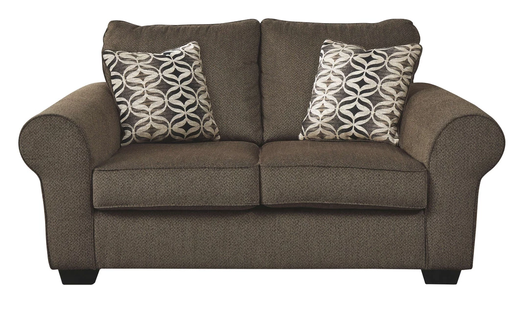 Ashley Furniture Loveseats Nesso - Walnut - Loveseat 3 Ashley Furniture Loveseats Nesso - Walnut - Loveseat