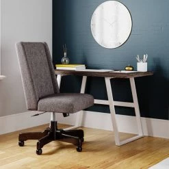 Ashley Furniture Desks Dorrinson - White / Black / Gray - Home Office Desk