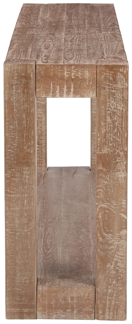 Ashley Furniture Waltleigh - Distressed Brown - Console Sofa Table 4 Ashley Furniture Waltleigh - Distressed Brown - Console Sofa Table