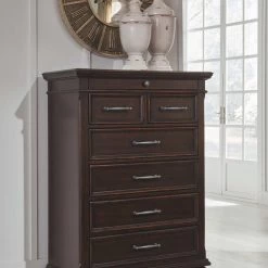 Ashley Furniture Brynhurst - Dark Brown - Chest Chests