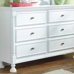 Signature Design By Ashley® Kaslyn - Best In Class - Dresser, Mirror, Panel Headboard