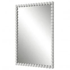 Accessories Uttermost Serna White Vanity Mirror