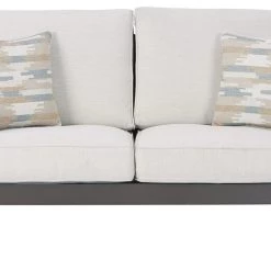Signature Design By Ashley® Tropicava - Taupe/white - Loveseat W/cushion 9 Signature Design By Ashley® Tropicava - Taupe/white - Loveseat W/cushion