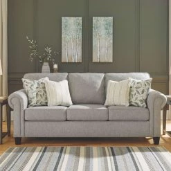 Signature Design By Ashley® Alandari - Gray - 3 Pc. - Sofa, Loveseat, Swivel Glider Accent Chair Living Room Sets