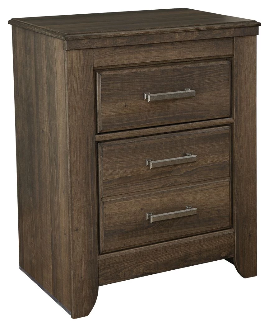 Ashley Furniture Nightstands Juararo - Dark Brown - Two Drawer Night Stand 3 Ashley Furniture Nightstands Juararo - Dark Brown - Two Drawer Night Stand
