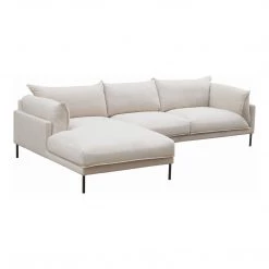 Moe's Home Collection Sectionals Jamara Sectional Left Sandy Beige 14 Moe's Home Collection Sectionals Jamara Sectional Left Sandy Beige