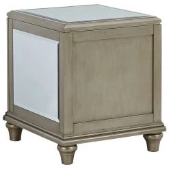 Ashley Furniture Chevanna - Platinum - Rectangular End Table 14 Ashley Furniture Chevanna - Platinum - Rectangular End Table