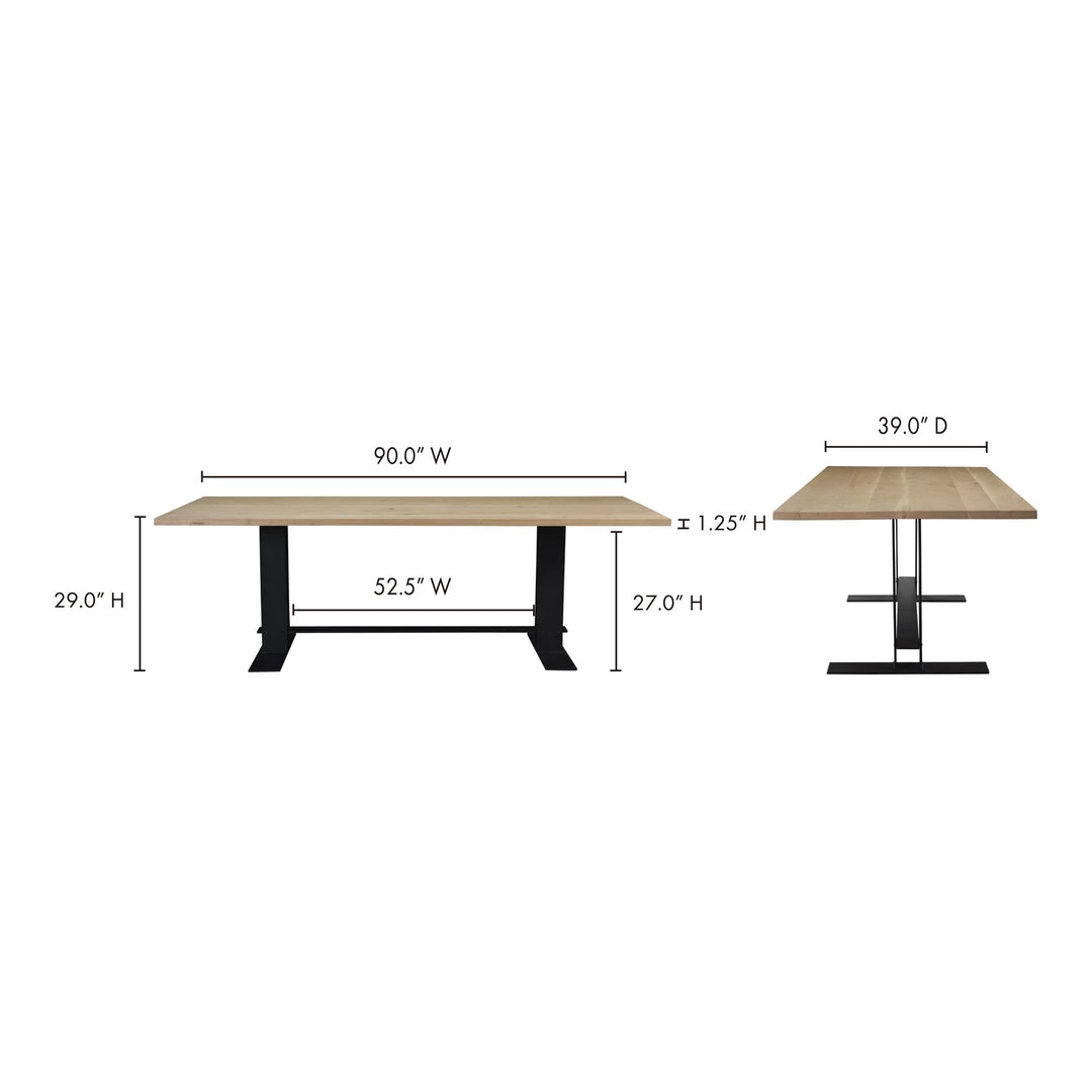 Moe's Home Collection Massimo Dining Table Nrp 8 Moe's Home Collection Massimo Dining Table Nrp