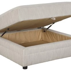 Ashley Furniture Neira - Fog - Ottoman With Storage