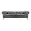 Moe's Home Collection Canal Sofa Grey