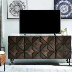 Ashley Furniture Chasinfield - Dark Brown - Extra Large Tv Stand