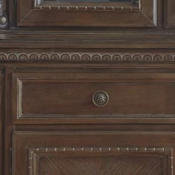 Signature Design By Ashley® Charmond - Dark Brown - China Cabinet Cabinets