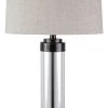 Ashley Furniture Talar - Clear/bronze Finish - Glass Table Lamp (1/cn) Accessories