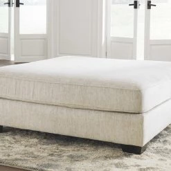 Ashley Furniture Rawcliffe - Parchment - Oversized Accent Ottoman 9 Ashley Furniture Rawcliffe - Parchment - Oversized Accent Ottoman