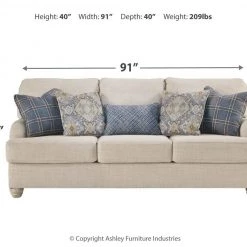 Ashley Furniture Traemore - Linen - Queen Sofa Sleeper 20 Ashley Furniture Traemore - Linen - Queen Sofa Sleeper