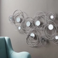 Ashley Furniture Desi - Silver Finish - Accent Mirror