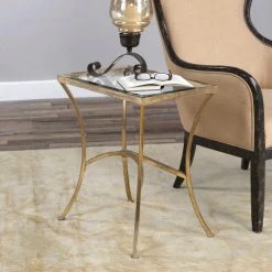 Tables Uttermost Alayna Gold End Table