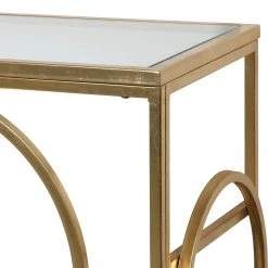 Tables Uttermost Metria Gold Console Table