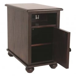 Ashley Furniture Barilanni - Brown Dark - Chair Side End Table Tables