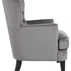 Ashley Furniture Romansque - Gray - Accent Chair - Velvety