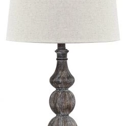 Ashley Furniture Mair - Antique Patterned - Poly Table Lamp (2/CN)