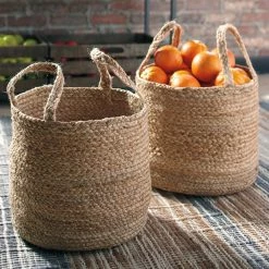 Ashley Furniture Accessories Brayton - Natural - Basket Set (2/cn)