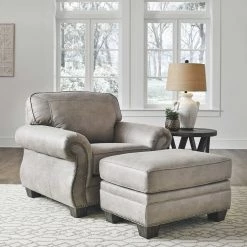 Signature Design By Ashley® Olsberg - Steel - 4 Pc. - Sofa, Loveseat, Chair, Ottoman Living Room Sets