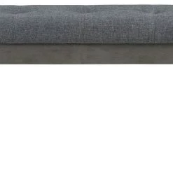 Ashley Furniture Hallanden - Black / Gray - Large Uph Dining Room Bench