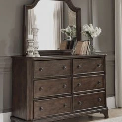 Signature Design By Ashley® Adinton - Brown - 8 Pc. - Dresser, Mirror, Chest, California King Panel Bed With 2 Storage Drawers, 2 Nightstands 13 Signature Design By Ashley® Adinton - Brown - 8 Pc. - Dresser, Mirror, Chest, California King Panel Bed With 2 Storage Drawers, 2 Nightstands