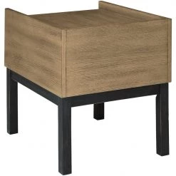 Ashley Furniture Fridley - Black / Gray - Rectangular End Table Tables