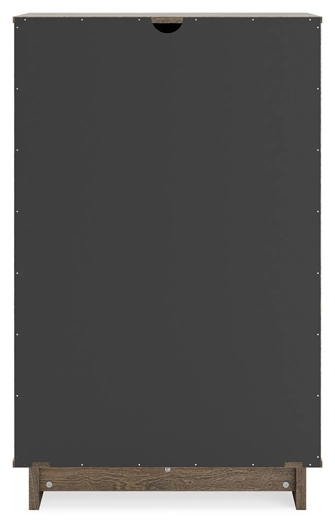 Signature Design By Ashley® Shallifer - Brown - Five Drawer Chest Chests 8 Signature Design By Ashley® Shallifer - Brown - Five Drawer Chest Chests