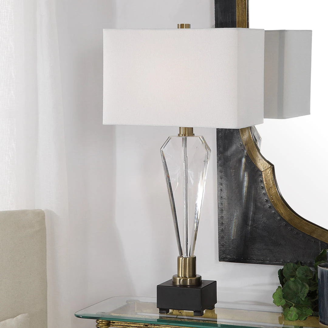 Uttermost Cora Geometric Crystal Table Lamp 8 Uttermost Cora Geometric Crystal Table Lamp