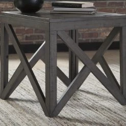 Ashley Furniture Haroflyn - Gray - Square End Table Tables 11 Ashley Furniture Haroflyn - Gray - Square End Table Tables