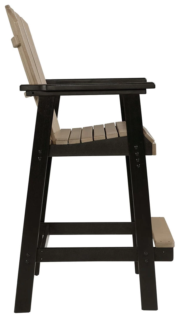 Signature Design By Ashley® Chairs Fairen Trail - Black/driftwood - Tall Barstool (2/cn) 4 Signature Design By Ashley® Chairs Fairen Trail - Black/driftwood - Tall Barstool (2/cn)