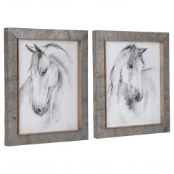 Uttermost Equestrian Watercolor Framed Prints, S/2 Accessories