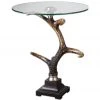 Uttermost Stag Horn Side Table