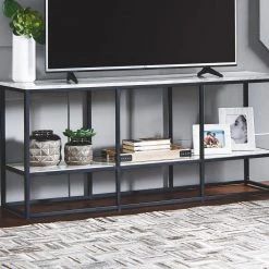 Ashley Furniture Donnesta - Gray/black - Extra Large Tv Stand TV Stands