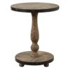 Tables Uttermost Kumberlin Wooden Round Table