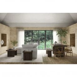 Moe's Home Collection Sectional Pieces Terra Condo Corner Chair Livesmart Fabric Cream