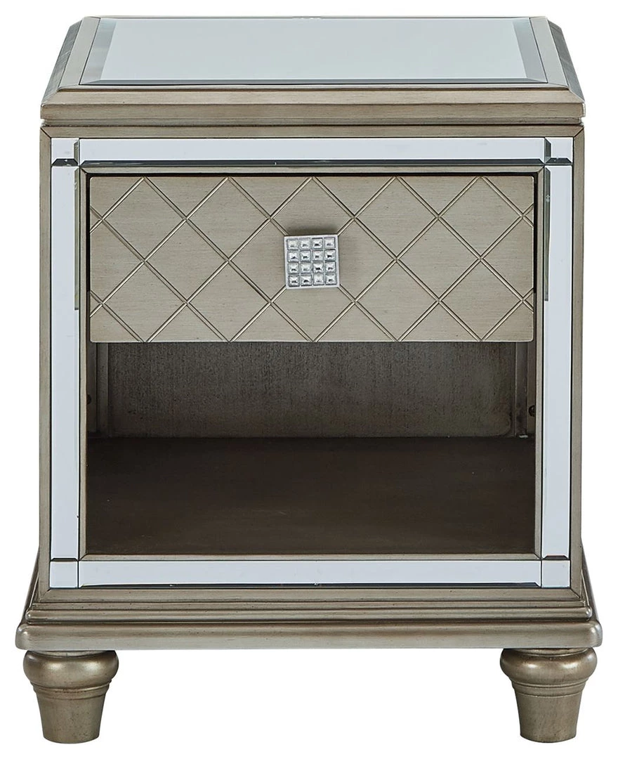 Ashley Furniture Chevanna - Platinum - Rectangular End Table 8 Ashley Furniture Chevanna - Platinum - Rectangular End Table